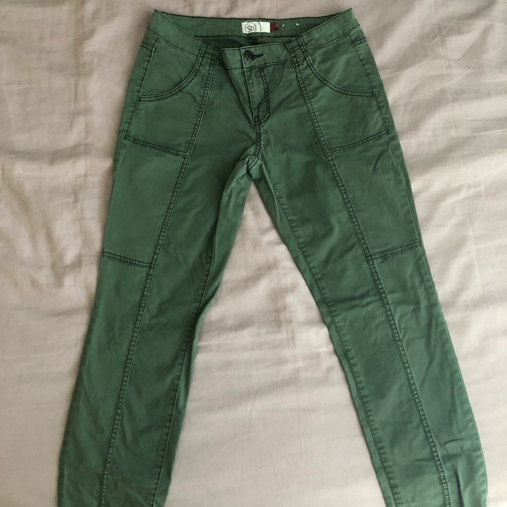 Ankle Length Skinny Cargo Pants